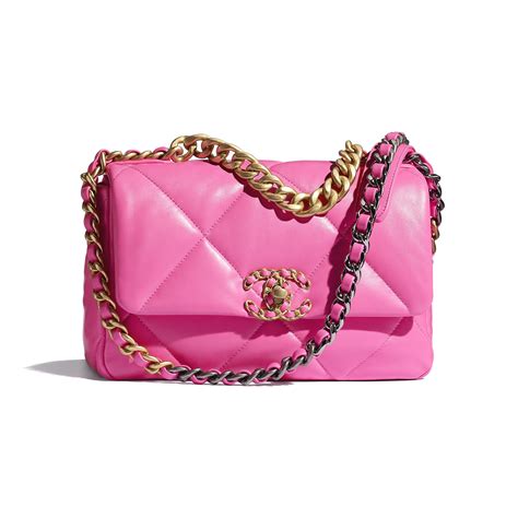 chanel 19 borsa rosa|Chanel handbags.